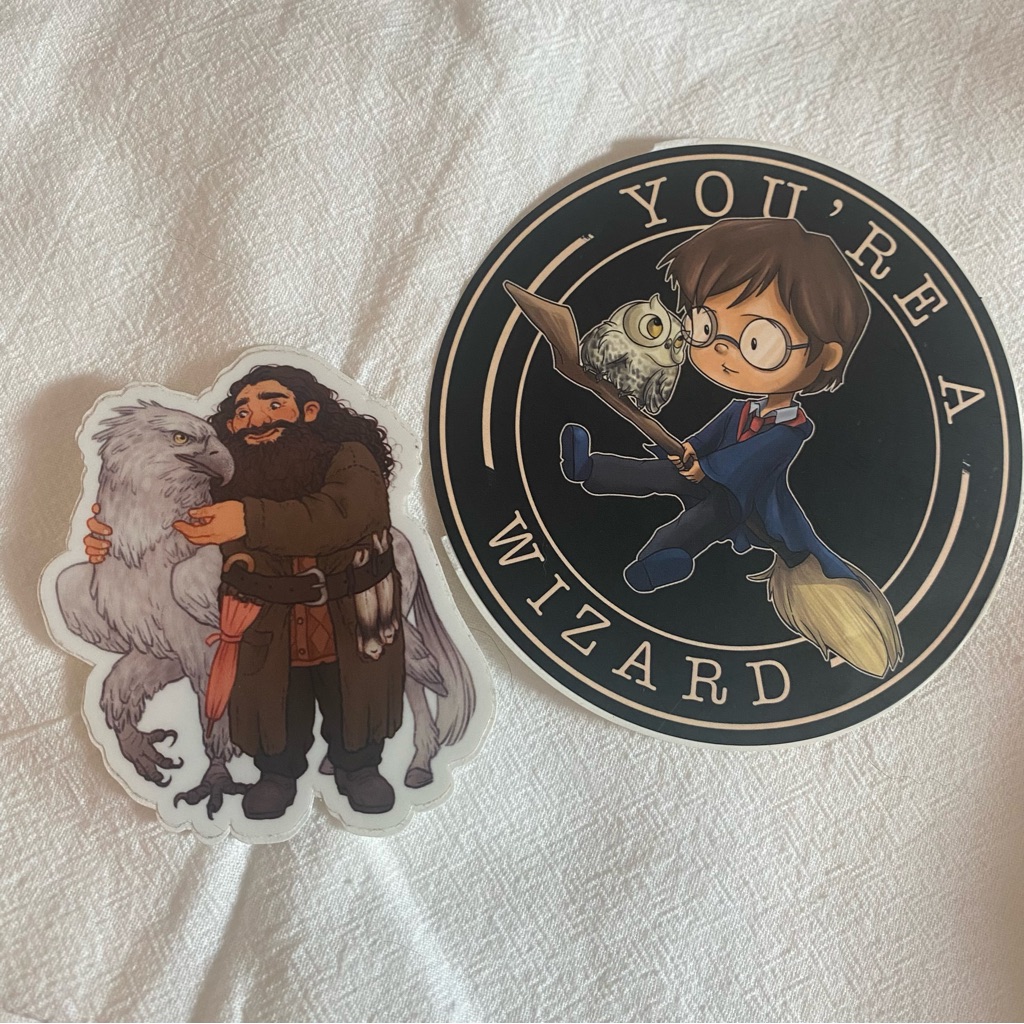 Silver Necklace + Two Hp Stickers Harry Potter Golden Snitch 30" Wizard — image 6 of 8